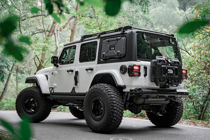 Многофункциональный боковой ящик FURY для инструментов серии Gravity для Jeep Wrangler JL — Правый