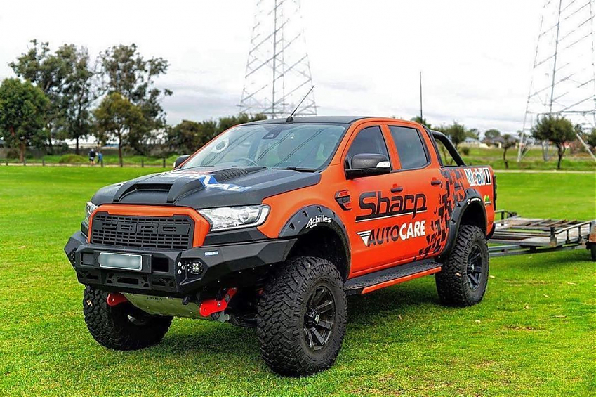 Бампер алюминиевый силовой передний Ford Ranger 2011-2015+