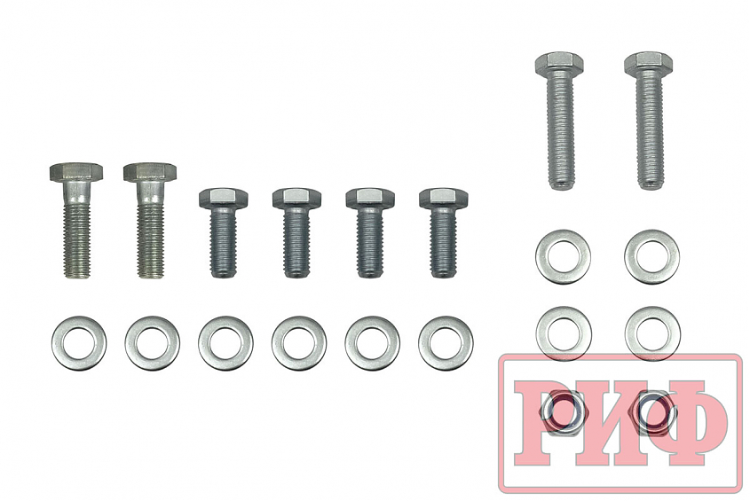 Бампер силовой передний РИФ для Toyota Hilux 2020+ (устанавливается только с площадкой RIFREV-30000)