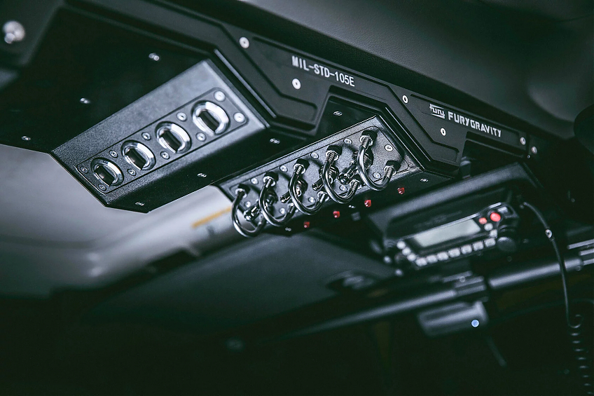 Потолочная консоль Fury алюминиевая серии Awaken для Jeep Wrangler JL