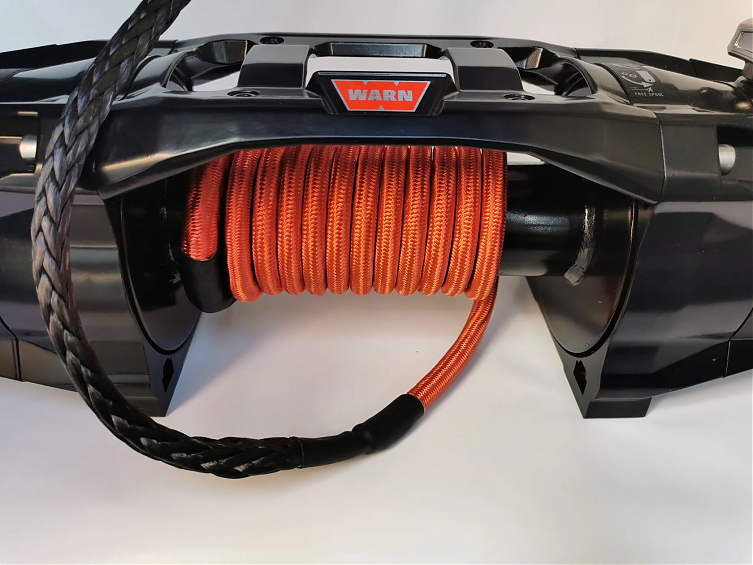 Лебедка автомобильная электрическая WARN VR EVO 12-S Off-Roader синтетический трос