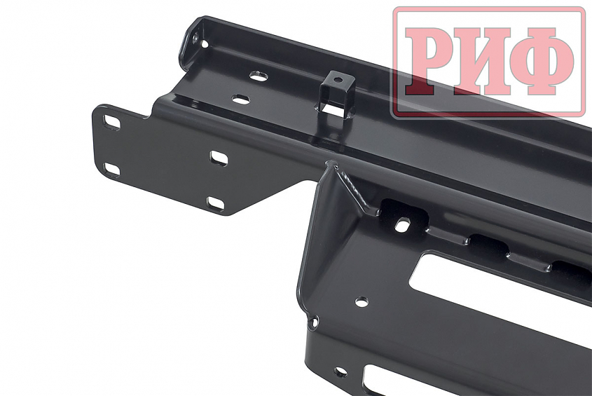 Площадка РИФ под лебёдку в штатный бампер Toyota Hilux 2020+ Black Onyx