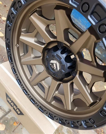 ДИСК АВТОМОБИЛЬНЫЙ АЛЮМИНИЕВЫЙ FUEL Model D694 (Реплика) 18х9 ET-0 6x139.7 ЦО-110,1 Бронза