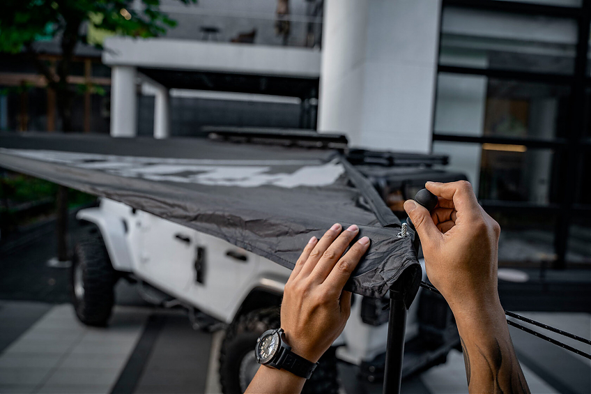 Маркиза \ Тент Fury Gravity для экспедиционного багажника универсальная 2.7м х 8.2 м.