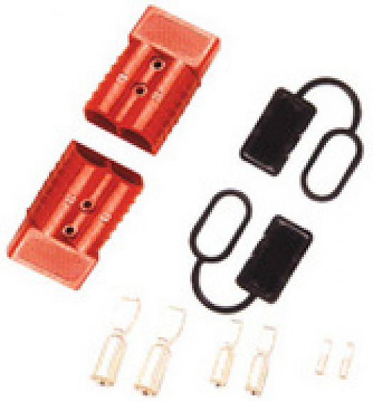Разъем электрический быстросъемный T-Max 175А Красный (Пара)