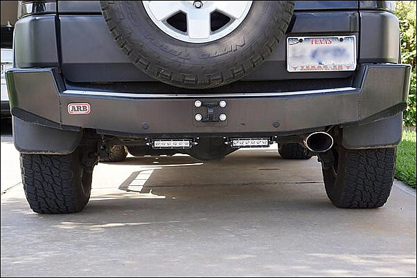 Бампер задний силовой для Toyota FJ Cruiser c 2006 до 2010 года.