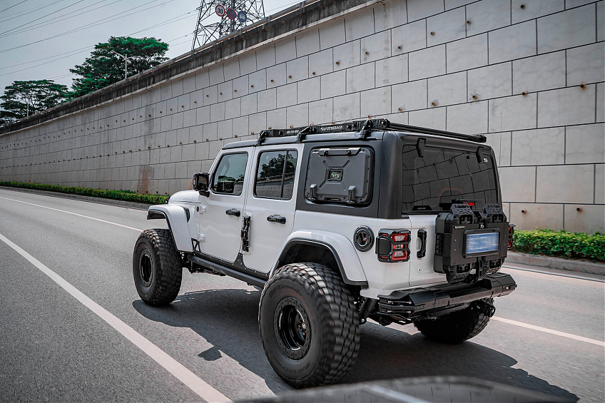 Многофункциональный боковой ящик FURY для инструментов серии Gravity для Jeep Wrangler JL — Правый
