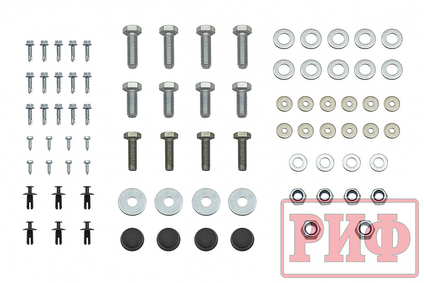 Бампер РИФ силовой передний Jeep Wrangler JL 2018+ под доп. фары, без защитной дуги