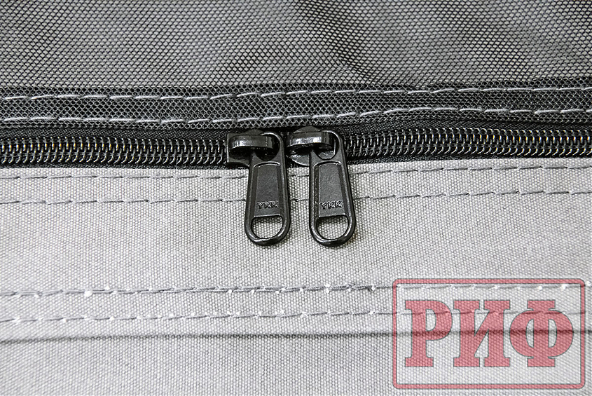 Палатка на крышу автомобиля РИФ Hard RT03-140 усиленная, корпус черный, тент серый