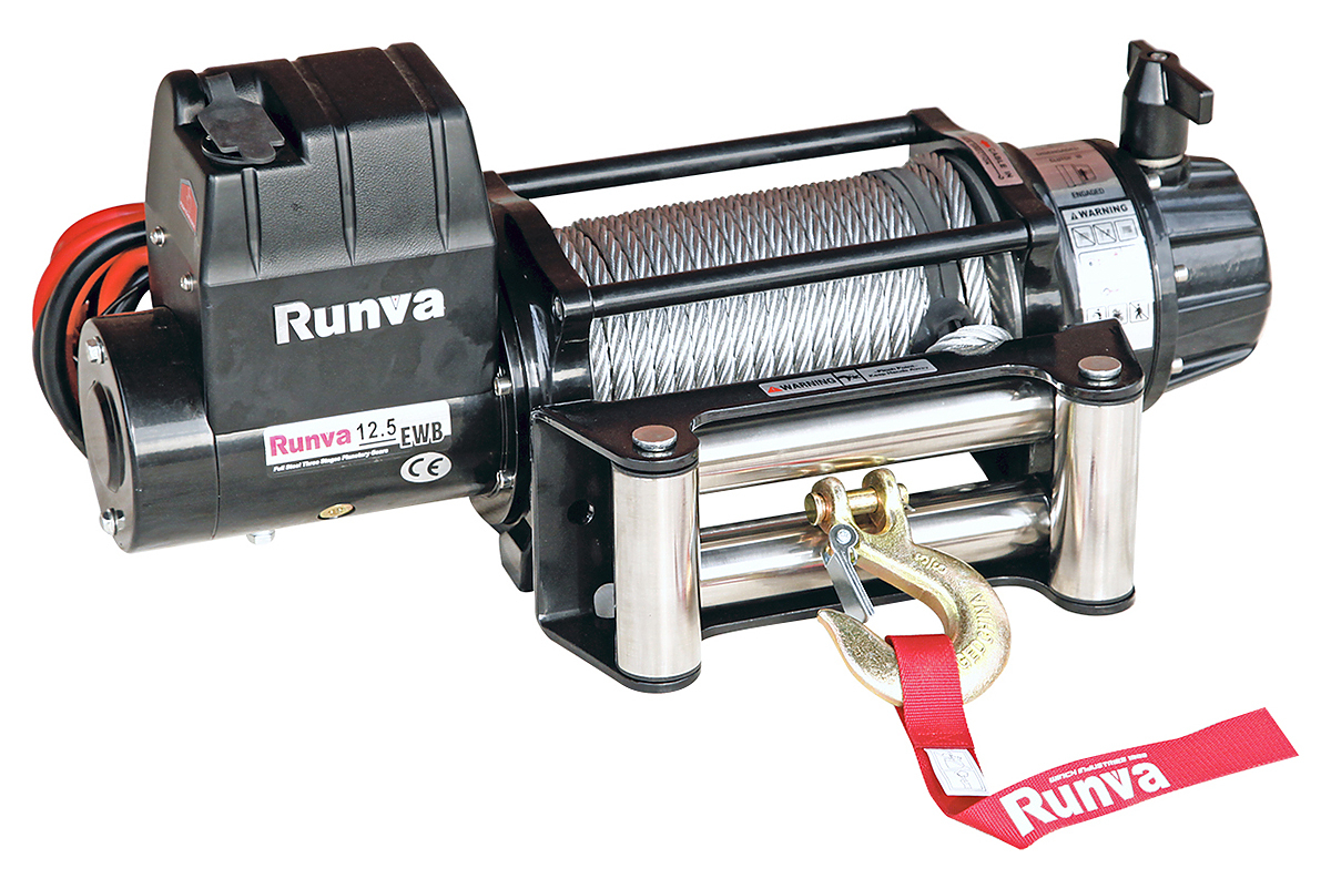 Лебёдка электрическая индустриальные 24V Runva 12500 lbs 5670 кг (влагозащищенная) Лебёдка электрическая индустриальные 24V Runva 12500 lbs 5670 кг (влагозащищенная)