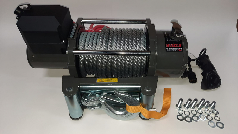 Лебёдка электрическая индустриальная Автоспас ЛПЭ90И 