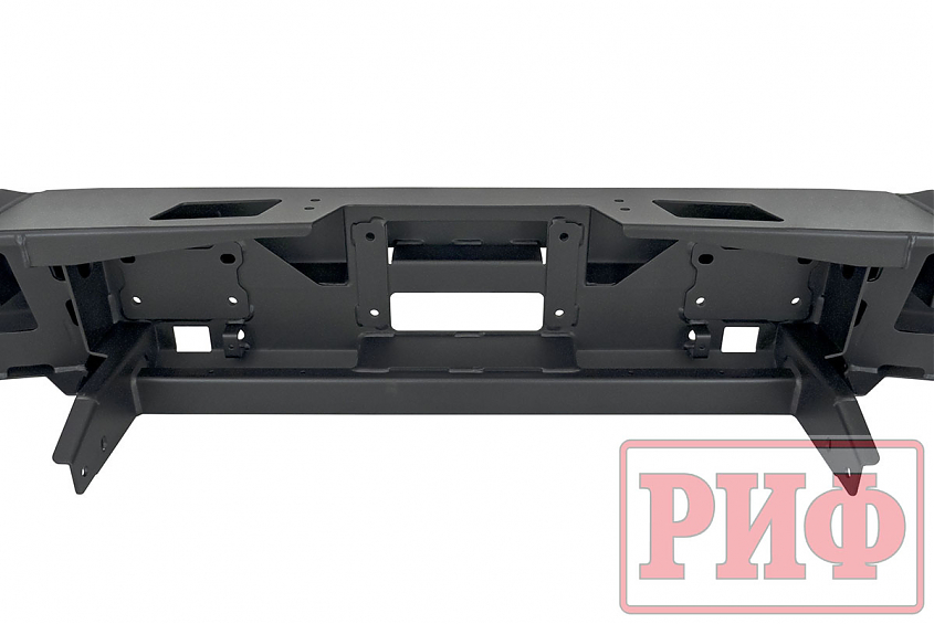 Бампер РИФ силовой передний Jeep Wrangler JL 2018+ под доп. фары, без защитной дуги