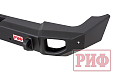 Бампер РИФ силовой задний Jeep Wrangler JL 2018+ с квадратом под фаркоп под штатные фонари, стандарт