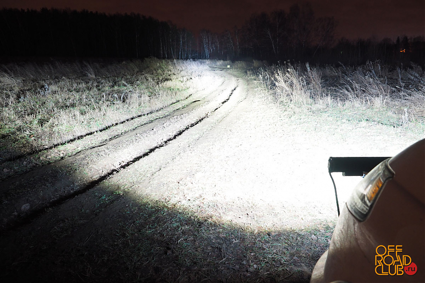 Светодиодная фара дальнего света РИФ 1118 мм 288W LED