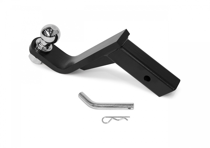 Переходник для установки фаркопа Rival с занижением 4 дюйма + шар тип E + палец