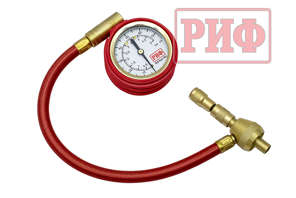 Дефлятор с манометром РИФ аналоговый 2