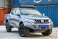 Бампер силовой передний RIVAL алюминиевый черный Mitsubishi L200 2015-2018