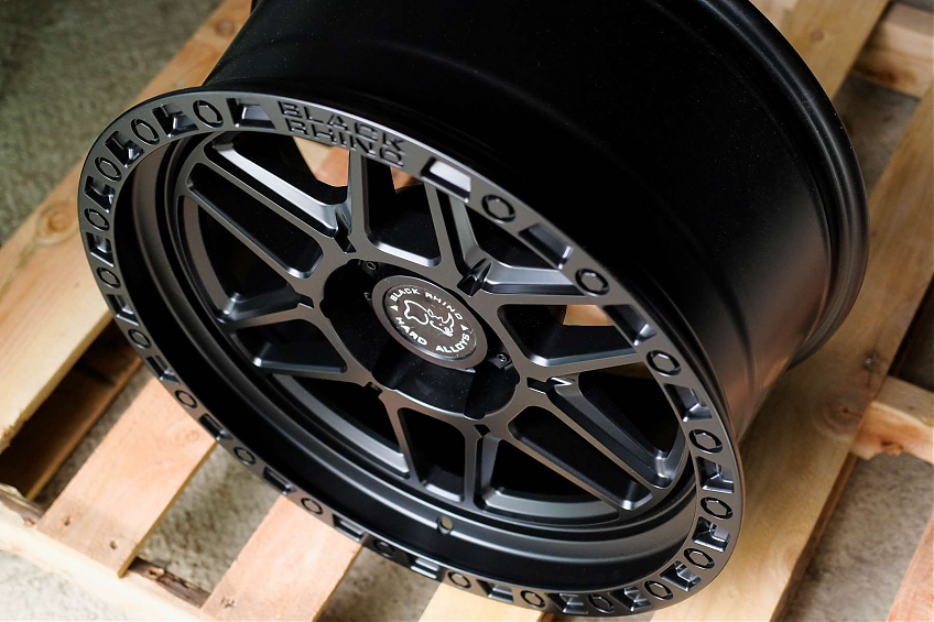 ДИСК АВТОМОБИЛЬНЫЙ АЛЮМИНИЕВЫЙ ЛИТОЙ BLACK RHINO KELSO (Реплика) 20х9 ET-0 6X139.7 ЦО-110,1