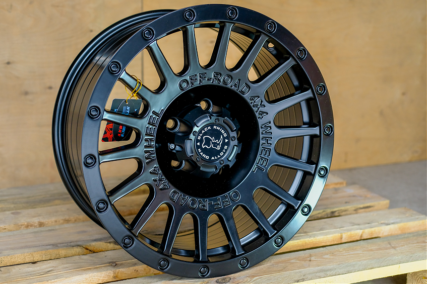 ДИСКИ ЛИТЫЕ АВТОМОБИЛЬНЫЕ АЛЮМИНИЕВЫЕ Black Rhino (РЕПЛИКА) R18Х8.5 ET+20 5x150 ЦО-110.1 Черный матовый