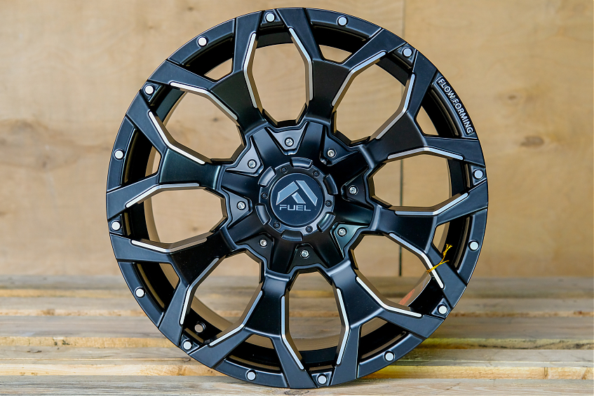 ДИСК АВТОМОБИЛЬНЫЙ АЛЮМИНИЕВЫЙ ЛИТОЙ Fuel Zephyr (РЕПЛИКА) R20Х9 ET+18 5X139.7 \ 5X150 ЦО-110.1 Черный матовый