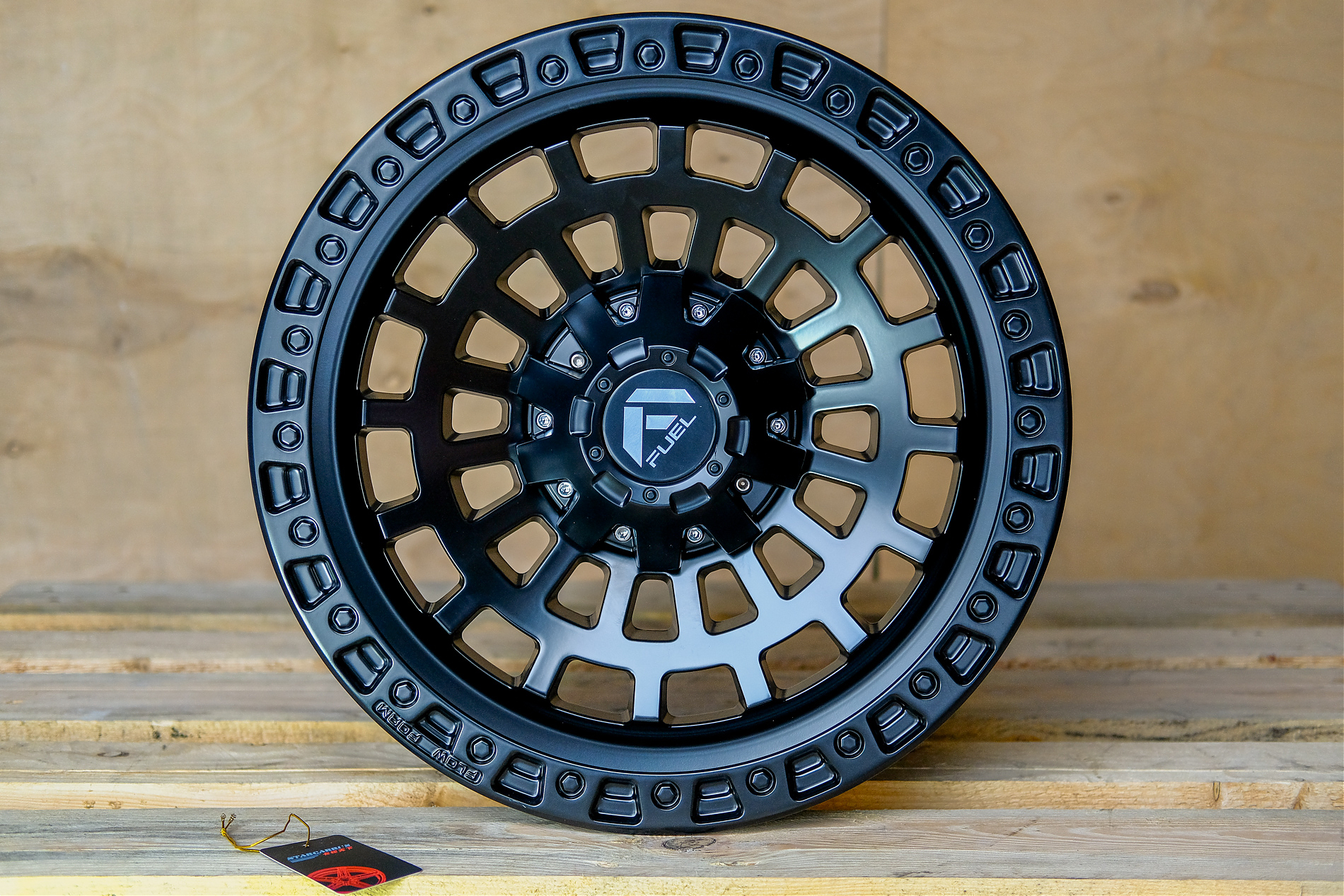 ДИСК АВТОМОБИЛЬНЫЙ АЛЮМИНИЕВЫЙ ЛИТОЙ Fuel Zephyr (РЕПЛИКА) R18Х8.5 ET+18 5x150 \ 5x139.7 двойная разболтовка ЦО-110.1 Черный матовый