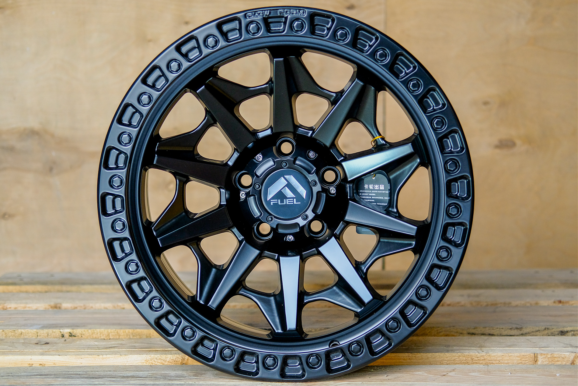 ДИСК АВТОМОБИЛЬНЫЙ АЛЮМИНИЕВЫЙ ЛИТОЙ Fuel D716 Covert(РЕПЛИКА) R20Х9 ET+18 5X139.7 \ 5X150 ЦО-110.1 Черный матовый