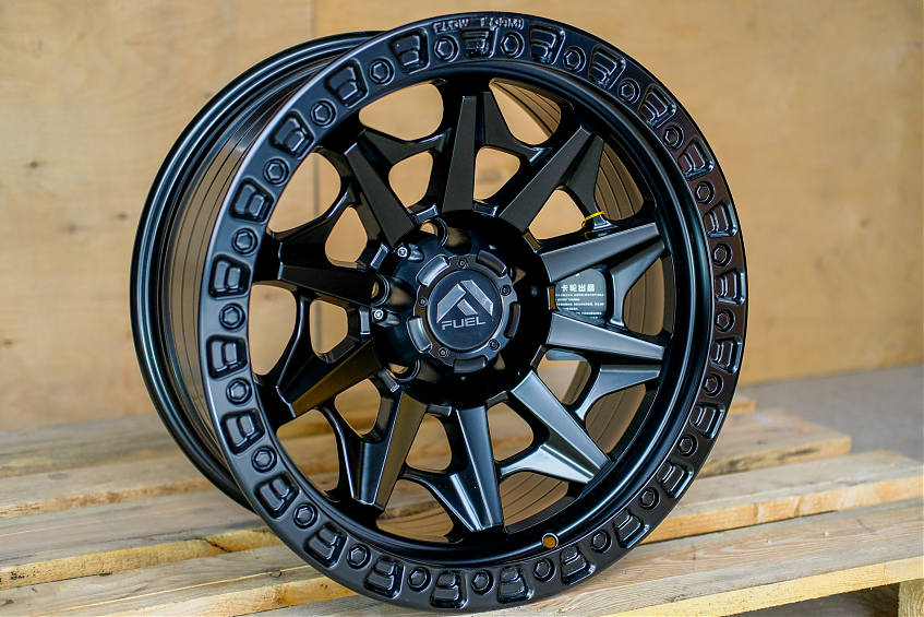 ДИСК АВТОМОБИЛЬНЫЙ АЛЮМИНИЕВЫЙ ЛИТОЙ Fuel D716 Covert(РЕПЛИКА) R20Х9 ET+18 5X139.7 \ 5X150 ЦО-110.1 Черный матовый