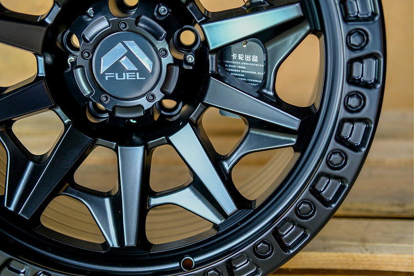 ДИСК АВТОМОБИЛЬНЫЙ АЛЮМИНИЕВЫЙ ЛИТОЙ Fuel D716 Covert(РЕПЛИКА) R20Х9 ET+18 5X139.7 \ 5X150 ЦО-110.1 Черный матовый