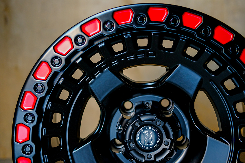 ДИСК АВТОМОБИЛЬНЫЙ АЛЮМИНИЕВЫЙ ЛИТОЙ Black Rhino (Реплика) 17х9 ET-10 5X127 ЦО-71.6