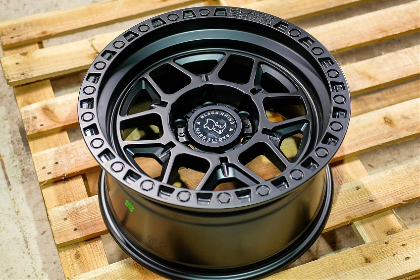 ДИСК АВТОМОБИЛЬНЫЙ АЛЮМИНИЕВЫЙ ЛИТОЙ BLACK RHINO KELSO (Реплика) 18х9 ET-0 6X139.7 ЦО-110,1