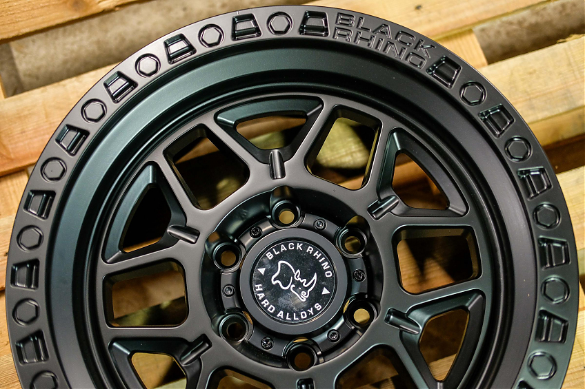 ДИСК АВТОМОБИЛЬНЫЙ АЛЮМИНИЕВЫЙ ЛИТОЙ BLACK RHINO KELSO (Реплика) 18х9 ET-0 6X139.7 ЦО-110,1