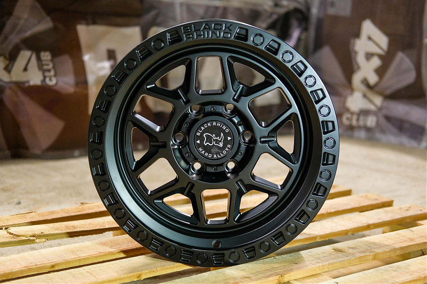 ДИСК АВТОМОБИЛЬНЫЙ АЛЮМИНИЕВЫЙ ЛИТОЙ BLACK RHINO KELSO (Реплика) 18х9 ET-0 6X139.7 ЦО-110,1