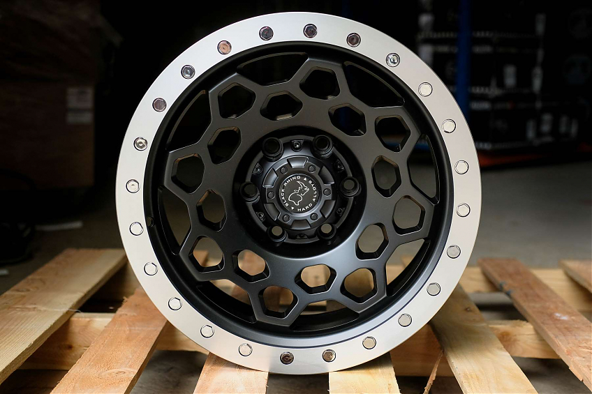 ДИСК АВТОМОБИЛЬНЫЙ АЛЮМИНИЕВЫЙ ЛИТОЙ Black Rhino JT240 (Реплика) 17х9 ET-0 6X139.7 ЦО-110,1 черный матовый