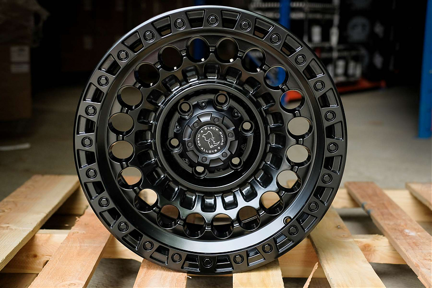 ДИСК АВТОМОБИЛЬНЫЙ АЛЮМИНИЕВЫЙ ЛИТОЙ BLACK RHINO SENTINEL Черный матовый (Реплика) 17х9 ET-0 6X139.7 ЦО-110,1