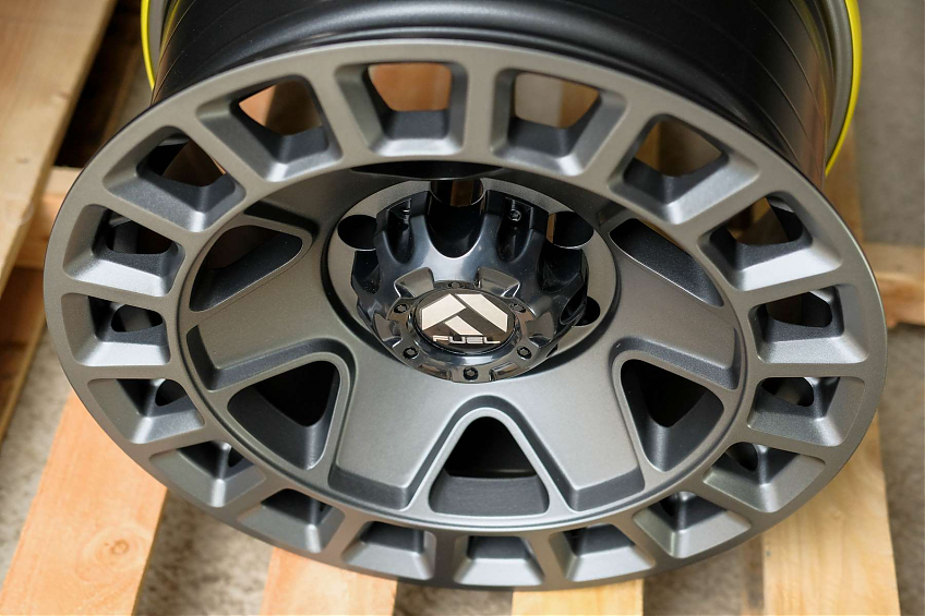 ДИСК АВТОМОБИЛЬНЫЙ АЛЮМИНИЕВЫЙ ЛИТОЙ FUEL YORK DX125 (Реплика) 17х9 ET-0 6X139.7 ЦО-110,1 Серый