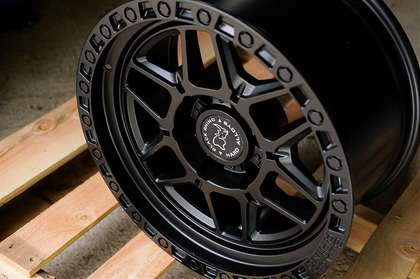 ДИСК АВТОМОБИЛЬНЫЙ АЛЮМИНИЕВЫЙ ЛИТОЙ BLACK RHINO KELSO (Реплика) 18х9 ET-0 6X139.7 ЦО-110,1