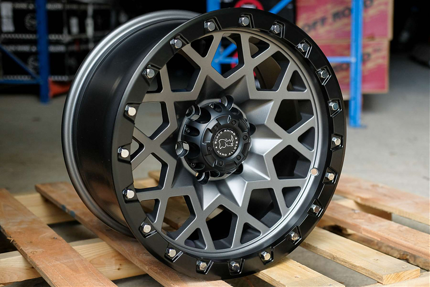 ДИСК АВТОМОБИЛЬНЫЙ АЛЮМИНИЕВЫЙ ЛИТОЙ BLACK RHINO SPROCKET 17х9 ET-0 6X139,7 ЦО-110,1