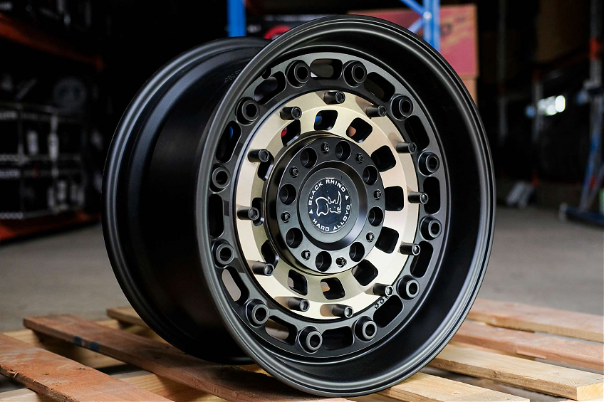 ДИСК АВТОМОБИЛЬНЫЙ АЛЮМИНИЕВЫЙ ЛИТОЙ BLACK RHINO ARSENAL (Реплика) 17х9 ET-0 5X127 ЦО-71.6 Бронза