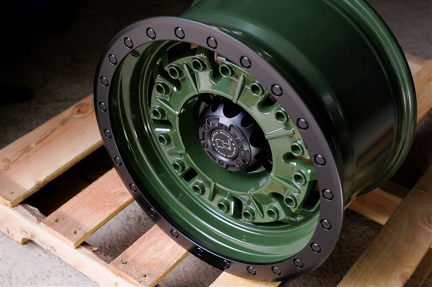 ДИСК АВТОМОБИЛЬНЫЙ АЛЮМИНИЕВЫЙ ЛИТОЙ BLACK RHINO ABRAMS (Реплика) 17х9 ET-0 6X139.7ЦО-110,1