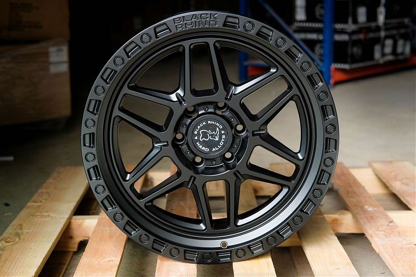 ДИСК АВТОМОБИЛЬНЫЙ АЛЮМИНИЕВЫЙ ЛИТОЙ BLACK RHINO KELSO (Реплика) 20х9 ET-0 6X139.7 ЦО-110,1