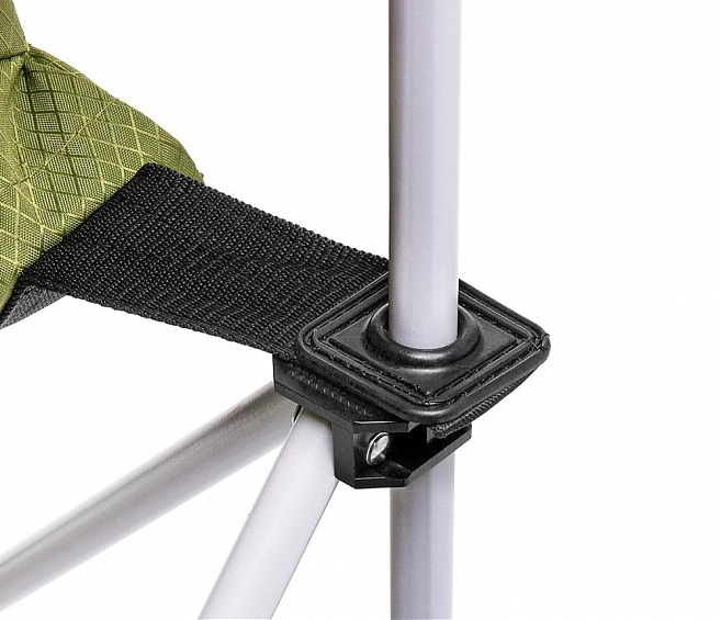 Кресло складное Helios зеленый/темно-зеленый ромб