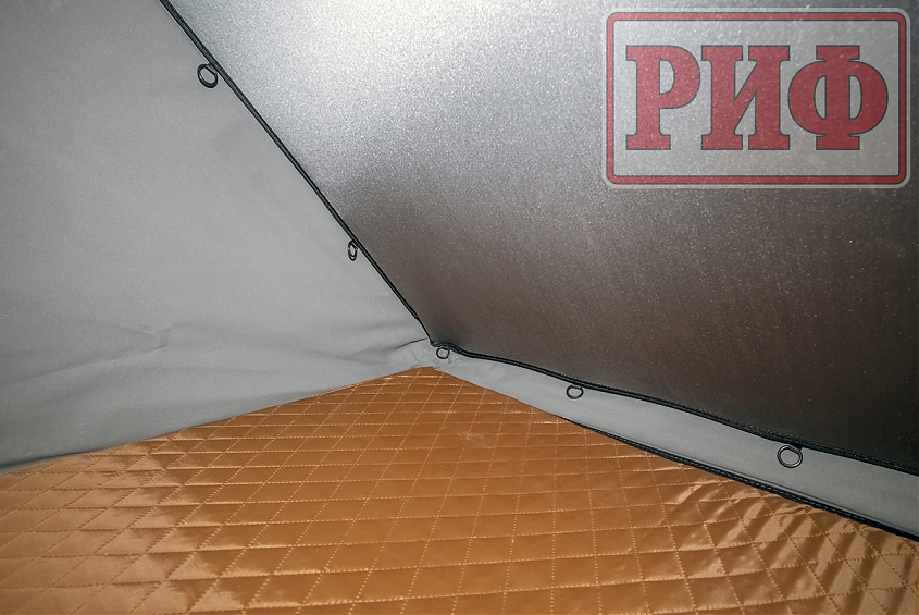 Палатка на крышу автомобиля РИФ Hard RT05-130, корпус алюминий, тент серый