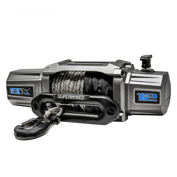 Лебедка электрическая 12В с синтетическим тросом Superwinch SX12SR 