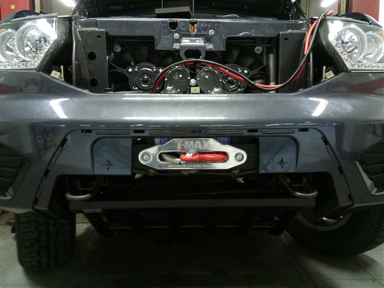 Установочная площадка нового образца под лебедку на UAZ PATRIOT