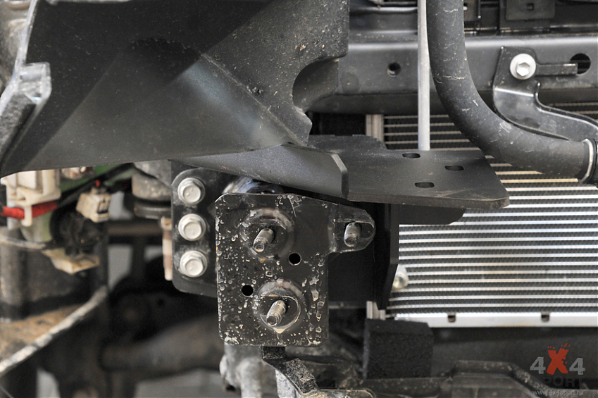 Установочный комплект для лебедки в штатный бампер TLC Prado 150 2017+