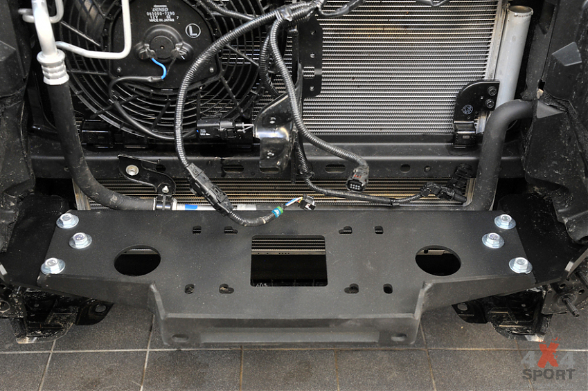 Установочный комплект для лебедки в штатный бампер TLC Prado 150 2017+