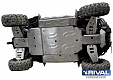 Комплект защит днища Rival для квадроцикла UTV CFMOTO Z8/Z10 2013- (АЛЮМИНИЙ)