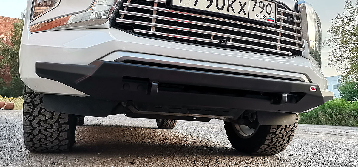 Бампер РИФ силовой передний Mitsubishi Pajero Sport 2021+