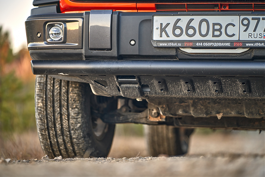 Бампер силовой передний/защита штатного бампера РИФ для TANK 300 c защитой радиатора (устанавливается только с площадкой под лебёдку)