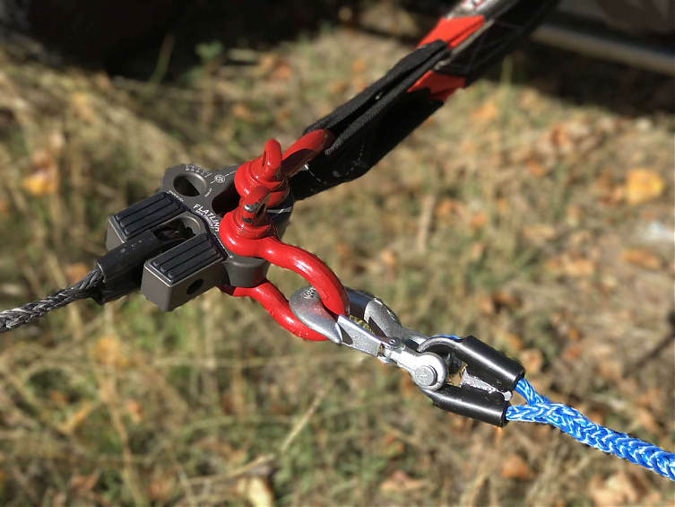 Шакл для лебедки вместо крюка многофункциональный Factor 55 FlatLink MULTI-MOUNT Серый